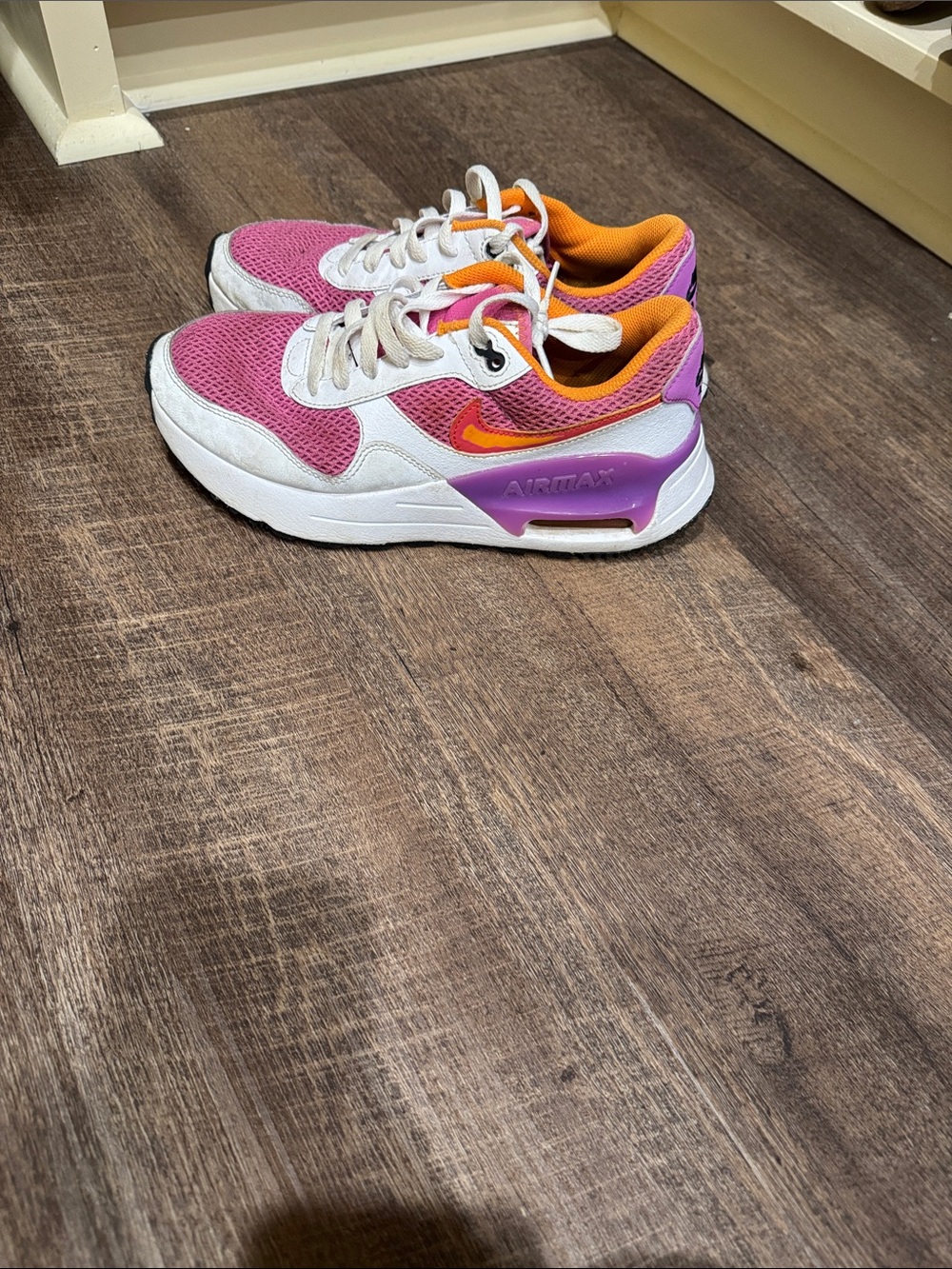 Nike Kids Pink, Orange & Purple Air Max Sneakers